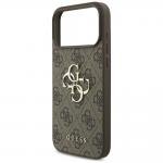 Carcasa Guess 4G Big 4G Classic Logo Big Strap compatibila cu iPhone 17 Pro Max, Maro 7 - lerato.ro
