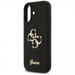 Carcasa Guess Silicone Big 4G Script compatibila cu iPhone 17, Negru 7 - lerato.ro