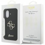Carcasa Guess Silicone Big 4G Script compatibila cu iPhone 17, Negru 9 - lerato.ro