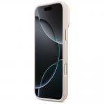 Carcasa Guess Grained Big 4G cu Stand compatibila cu iPhone 17 Pro Max, Roz 6 - lerato.ro