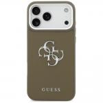 Carcasa Guess Grained Big 4G Classic Logo compatibila cu iPhone 17 Pro Max, Maro 2 - lerato.ro