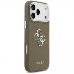 Carcasa Guess Grained Big 4G Classic Logo compatibila cu iPhone 17 Pro Max, Maro 5 - lerato.ro