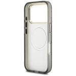 Carcasa Guess IML Glitter Flowers Triangle cu MagSafe compatibila cu iPhone 17 Pro Max, Negru 8 - lerato.ro