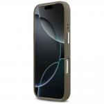 Carcasa Guess Grained Big 4G Classic Logo compatibila cu iPhone 17 Pro, Maro 6 - lerato.ro