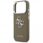 Carcasa Guess Grained Big 4G Classic Logo compatibila cu iPhone 17 Pro, Maro 7 - lerato.ro