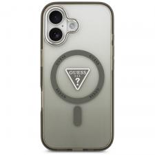 Carcasa Guess IML Gradient Triangle Logo cu MagSafe compatibila cu iPhone 17, Olive
