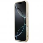 Carcasa Guess Peony Hot Stamp Script cu MagSafe compatibila cu iPhone 17 Pro Max, Bej 6 - lerato.ro