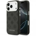 Carcasa Guess Peony Hot Stamp Script cu MagSafe compatibila cu iPhone 17 Pro, Negru 4 - lerato.ro