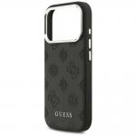 Carcasa Guess Peony Hot Stamp Script cu MagSafe compatibila cu iPhone 17 Pro, Negru 7 - lerato.ro