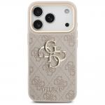 Carcasa Guess 4G Big 4G Classic Logo Big Strap compatibila cu iPhone 17 Pro, Roz 2 - lerato.ro