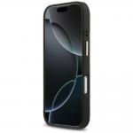 Carcasa Guess 4G PU Triangle Logo cu Stand si Magsafe compatibila cu iPhone 17 Pro, Negru 6 - lerato.ro