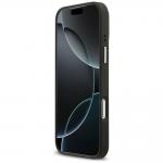 Carcasa Guess 4G PU Triangle Logo cu Stand si Magsafe compatibila cu iPhone 17 Pro Max, Negru 6 - lerato.ro