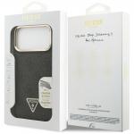 Carcasa Guess 4G PU Triangle Logo cu Stand si Magsafe compatibila cu iPhone 17 Pro Max, Negru 9 - lerato.ro