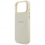 Carcasa Guess Peony Hot Stamp cu MagSafe compatibila cu iPhone 17 Pro Max, Bej 7 - lerato.ro