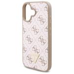 Carcasa Guess New 4G Triangle compatibila cu iPhone 16 Plus, Alb 7 - lerato.ro
