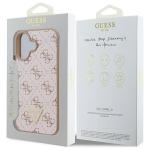 Carcasa Guess New 4G Triangle compatibila cu iPhone 16 Plus, Alb 9 - lerato.ro