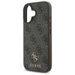 Carcasa Guess 4G Small Classic cu MagSafe compatibila cu iPhone 16, Maro 7 - lerato.ro