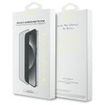 [Combo] iPhone 16 Pro, Husa Guess 4G Big Logo + Folie sticla securizata Guess Screen Protector Privacy 11 - lerato.ro