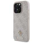 Carcasa Guess 4G Small Classic cu MagSafe compatibila cu iPhone 16 Pro Max, Roz 3 - lerato.ro