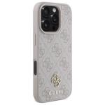 Carcasa Guess 4G Small Classic cu MagSafe compatibila cu iPhone 16 Pro Max, Roz 5 - lerato.ro