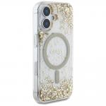 Carcasa Guess HC Resin Bottom Glitter cu MagSafe compatibila cu iPhone 16, Gold 5 - lerato.ro