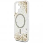 Carcasa Guess HC Resin Bottom Glitter cu MagSafe compatibila cu iPhone 16, Gold 7 - lerato.ro