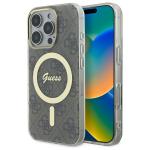 Carcasa Guess IML 4G cu MagSafe compatibila cu iPhone 16 Pro Max, Maro 3 - lerato.ro