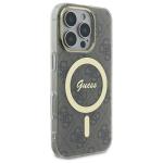 Carcasa Guess IML 4G cu MagSafe compatibila cu iPhone 16 Pro Max, Maro 4 - lerato.ro