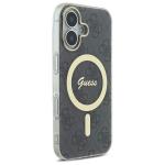 Carcasa Guess IML 4G cu MagSafe compatibila cu iPhone 16 Plus, Negru 5 - lerato.ro