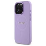 Carcasa Guess Saffiano cu MagSafe compatibila cu iPhone 16 Pro, Mov 3 - lerato.ro