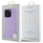 Carcasa Guess Saffiano cu MagSafe compatibila cu iPhone 16 Pro, Mov 9 - lerato.ro
