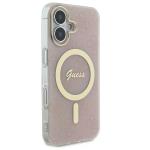Carcasa Guess IML 4G cu MagSafe compatibila cu iPhone 16 Plus, Roz 5 - lerato.ro