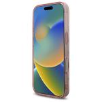 Carcasa Guess IML Peony On 4G Background cu MagSafe compatibila cu iPhone 16 Pro Max, Roz 6 - lerato.ro