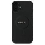 Carcasa Guess Saffiano Classic Logo cu MagSafe compatibila cu iPhone 16, Negru 2 - lerato.ro