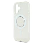 Carcasa Guess IML Rhinestones cu MagSafe compatibila cu iPhone 16 Plus, Alb 7 - lerato.ro