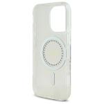 Carcasa Guess IML Rhinestones cu MagSafe compatibila cu iPhone 16 Pro, Alb 8 - lerato.ro