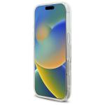 Carcasa Guess IML Rhinestones cu MagSafe compatibila cu iPhone 16 Pro Max, Alb 6 - lerato.ro