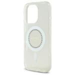 Carcasa Guess IML Rhinestones cu MagSafe compatibila cu iPhone 16 Pro Max, Alb 7 - lerato.ro