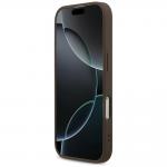 Carcasa Guess 4G Printed Stripes cu MagSafe compatibila cu iPhone 17, Maro 6 - lerato.ro