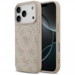 Carcasa Guess 4G Ring Classic Logo cu MagSafe compatibila cu iPhone 17 Pro, Roz 4 - lerato.ro