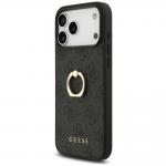 Carcasa Guess 4G Ring Stand compatibila cu iPhone 17 Pro Max, Negru 3 - lerato.ro