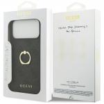 Carcasa Guess 4G Ring Stand compatibila cu iPhone 17 Pro Max, Negru 9 - lerato.ro