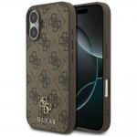 Carcasa Guess 4G Small Classic Logo cu MagSafe compatibila cu iPhone 17, Maro 4 - lerato.ro