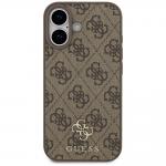 Carcasa Guess 4G Small Classic Logo cu MagSafe compatibila cu iPhone 17, Maro 2 - lerato.ro