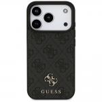 Carcasa Guess 4G Small Classic Logo cu MagSafe compatibila cu iPhone 17 Pro, Negru 2 - lerato.ro