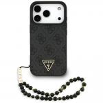 Carcasa Guess 4G Strap Triangle Logo cu MagSafe compatibila cu iPhone 17 Pro, Negru 2 - lerato.ro