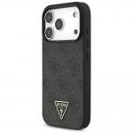 Carcasa Guess 4G Strap Triangle Logo cu MagSafe compatibila cu iPhone 17 Pro, Negru 4 - lerato.ro