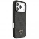Carcasa Guess 4G Strap Triangle Logo cu MagSafe compatibila cu iPhone 17 Pro, Negru 5 - lerato.ro