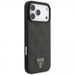 Carcasa Guess 4G Strap Triangle Logo cu MagSafe compatibila cu iPhone 17 Pro Max, Negru 5 - lerato.ro