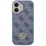Carcasa Guess 4G Strass Logo cu MagSafe compatibila cu iPhone 17, Albastru 2 - lerato.ro